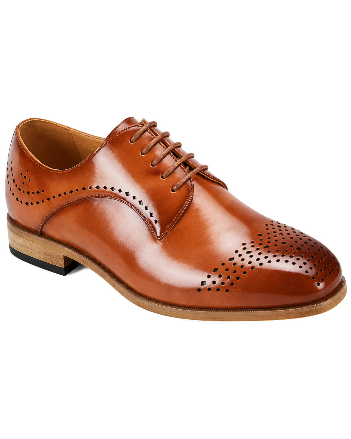 LACE-UP DRESS SHOE TAN - Product image 1 - f16093fb-2730-4f2b-9ad2-f8196a16a3db-bg-white.png