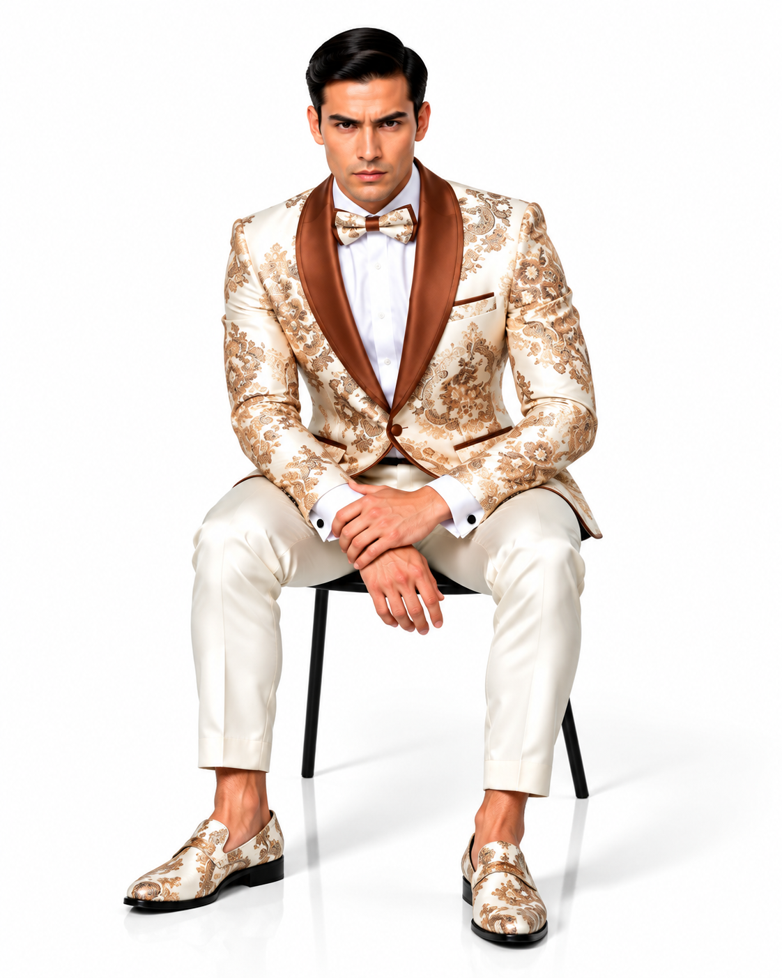 Manzini Men's Designer Blazer – Bronze - Manzini designer blazer photo 3 - fd24e647-ed80-434d-84b3-64936e67936e.png