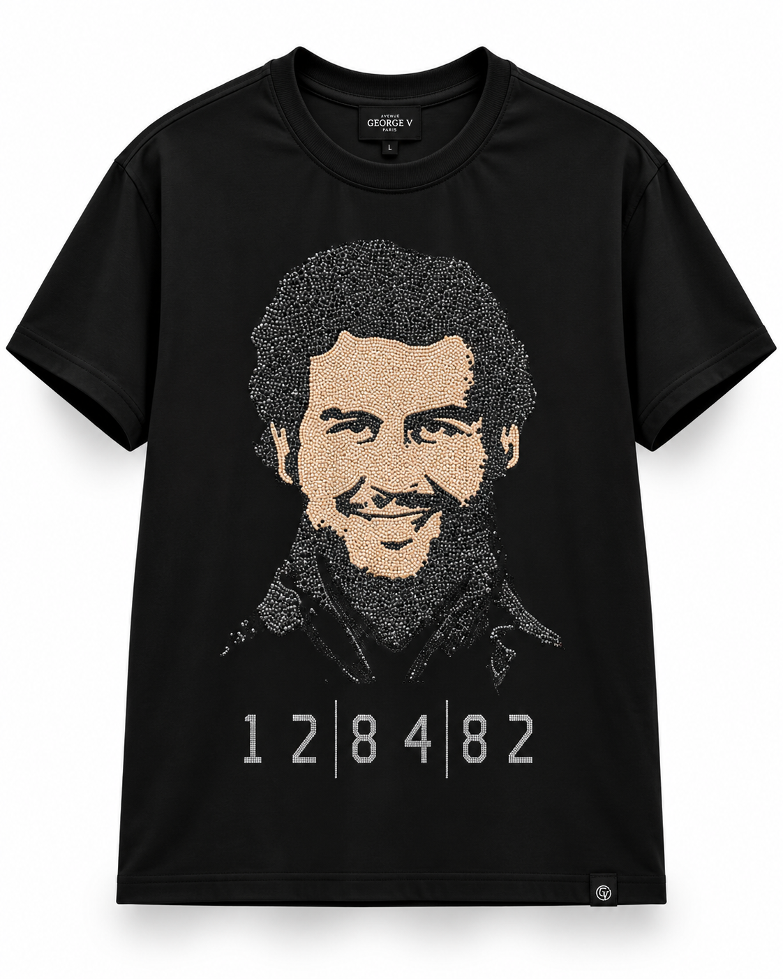 Avenue George V Paris 128482 T-Shirt in Black, front flat product photo