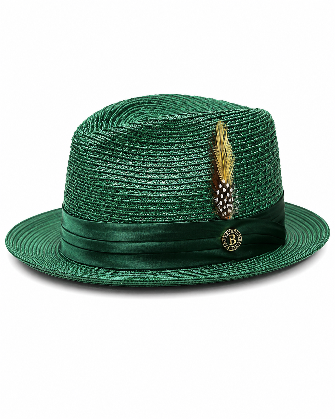 Julian Collection - Emerald Green Bruno Capelo hat image 2