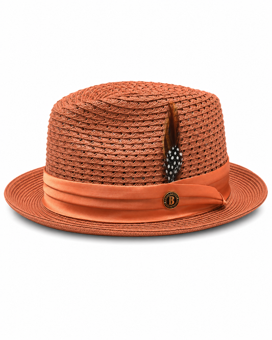 Julian Collection - Orange/Salmon Bruno Capelo hat image 1