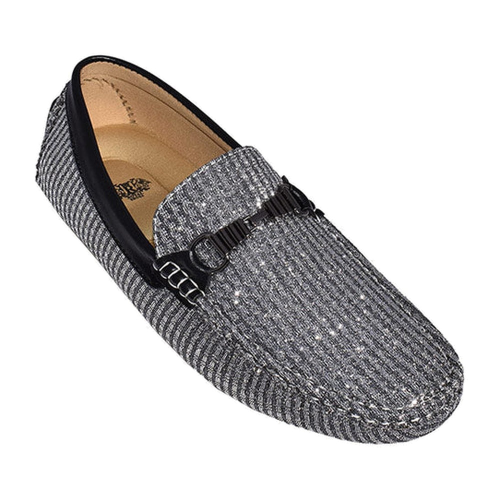 MOC-64 Premium Men's Loafers - Silver