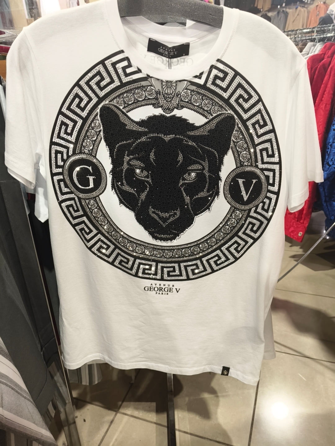 George V Panther Crest Short Sleeve T-Shirt - image 1