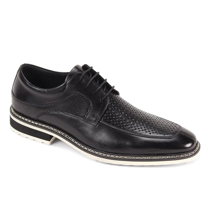 Giovanni LENNY-BLACK Leather Dress Shoes