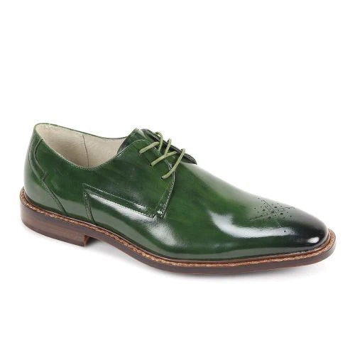 Giovanni TOBY-GREEN Leather Dress Shoes