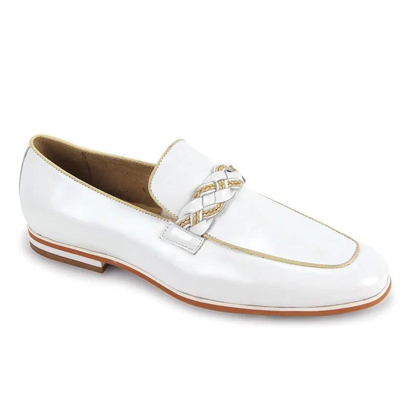 Giovanni Tudor Men's White Dress Shoes