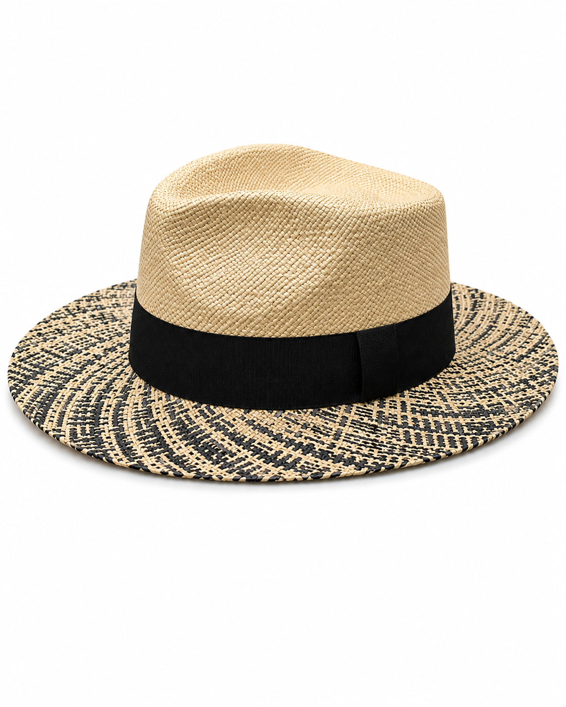 Signature (Panama) Collection - Natural/Black Bruno Capelo hat image 1