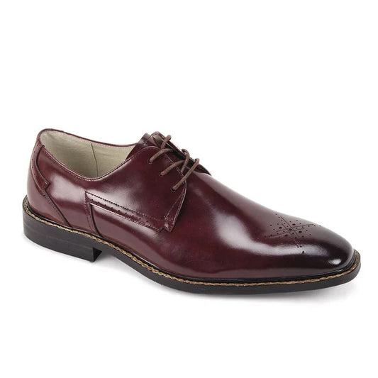 Giovanni Toby Burgundy Leather Dress Shoes